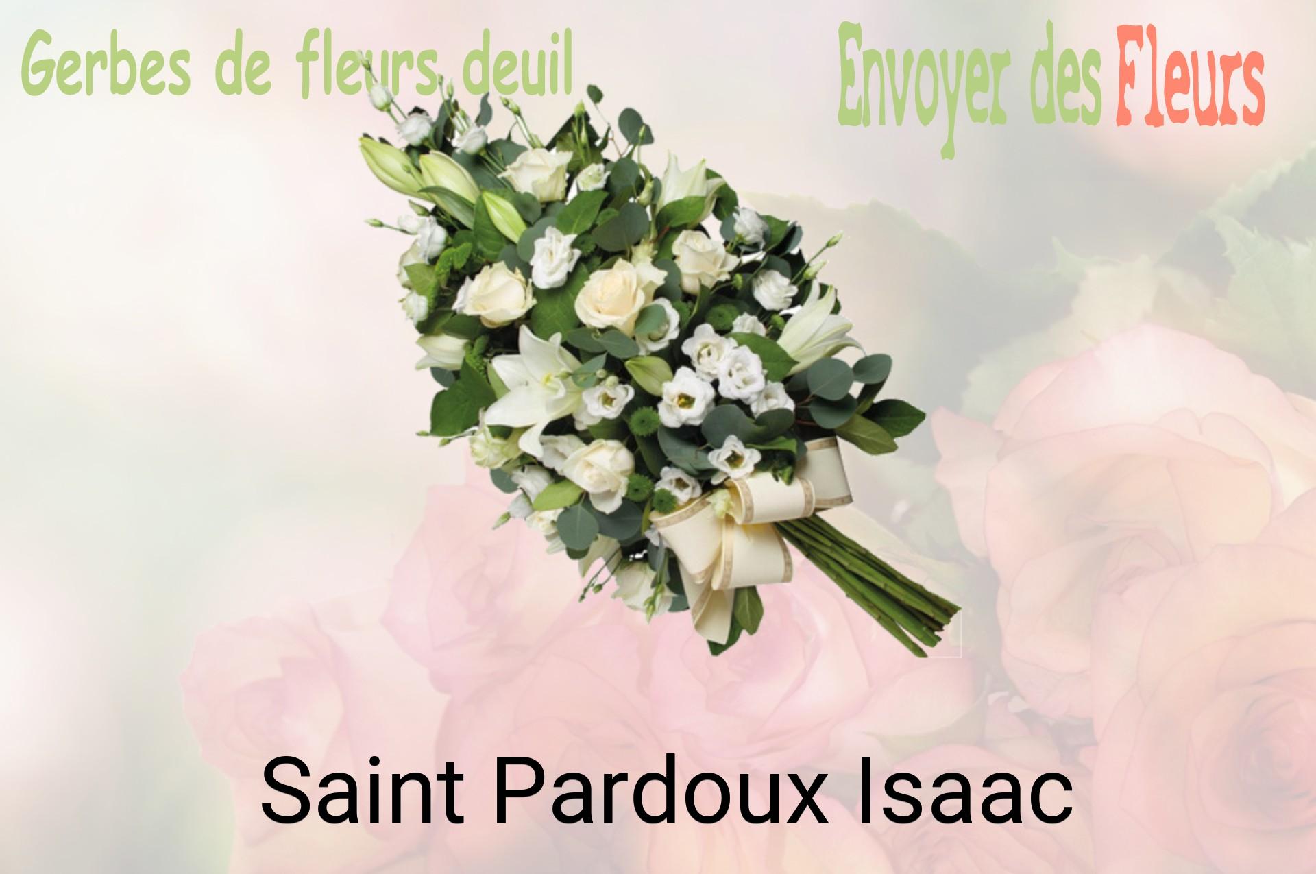 Gerbe de fleurs de deuil livrée à Saint-Pardoux-Isaac